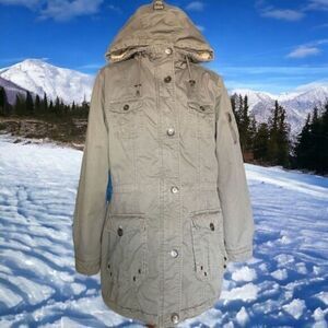 Marc New York® Winter‎ Coat with Faux Fur Hood